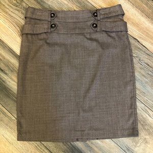 Heart Soul brown pencil skirt